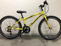 Bicycle for kids HACKER 24 yellow ― AUTOERA.LV