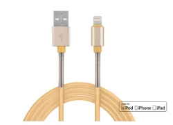 USB провод для зарядки Apple IPhone, Ipad & Ipod, 2.4A, 100cm (FAST Charging) ― AUTOERA.LV