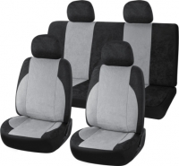 Universal Seat cover set, black/grey