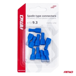 Spade type connectors,10gab. ― AUTOERA.LV