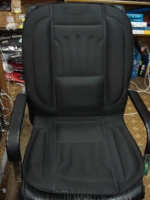 Luxury car seat cushion set, black