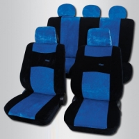 Seat cover set  - Super,  blue/black / MAXI