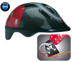 Kids bicycle helmet Black Pirate -M (53-56cm) ― AUTOERA.LV