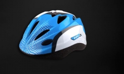 Kids bicycle helmet DRAG SM blue/white ― AUTOERA.LV