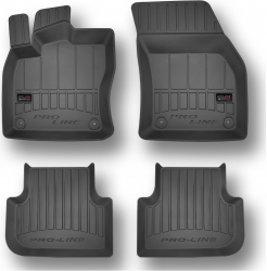 3D floor mats set VW Tiguan (2016-2023), black  ― AUTOERA.LV