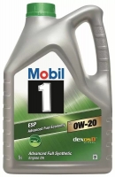 Синтетическое моторное масло - Mobil1 ESP X2 0W20, 5Л