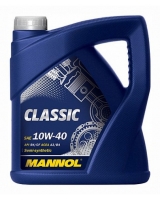 Pussintētiskā eļļa Mannol CLASSIC SAE 10W-40, 4L