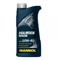 Полусинтетическое масло - Mannol MOLIBDEN 10W-40  (BENZIN + DIESEL), 1Л ― AUTOERA.LV