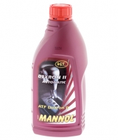 Synthetic autom.transm. oil (red color) - Mannol DEXRON II AUTOMATIC, 1L