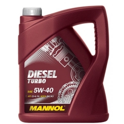 Sintētiskā motoreļļa - Mannol Diesel Turbo 5w40, 5L ― AUTOERA.LV