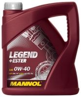 Синтетическое масло Mannol LEGEND+ESTER SAE 0W-40, 4L 