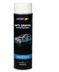 Anticor body anti-rust protection -MOTIP ANTIGRAVEL, 500ml. / white color ― AUTOERA.LV
