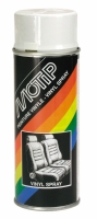White gloss vinyl and leather spray by MOTIP, 400ml.
