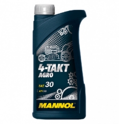 Минеральное масло - Mannol 4-Takt AGRO (SAE30), 1Л  ― AUTOERA.LV