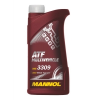 Automatic gearbox oil (red color) - Mannol ATF 3309 Multivehicle JWS, 1L