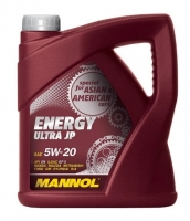 Синтетическое моторное масло - Mannol Energy Ultra JP 5W20, 4Л
