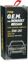 Syntetic oil - Mannol  NISSAN, RENAULT SAE 5W-30, 1L  ― AUTOERA.LV