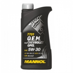 Sintētiskā eļļa - Mannol OEM for Chevrolet/Opel 5W30, 1L ― AUTOERA.LV
