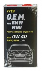 Sintētiskā eļļa Mannol OEM for BMW/Mini LONGLIFE-04, 0W40, 1L    ― AUTOERA.LV