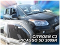 Front wind deflector set Citroen С3 Picasso 5-doors (2009-) 