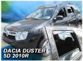 Front and rear wind deflector set Dacia Duster (2010-)