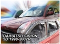 Front and rear wind deflector set Daihatsu Sirion (1998-2005)
