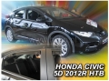 К-т пер. и зад. ветровиков  Honda Civic (2012-)