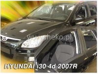Front and rear wind deflector set Hyundai i30 (2007-2012)
