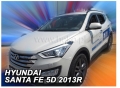 Front and rear wind deflector set Hyundai Santa Fe (2012-)