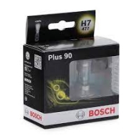 Комплект авто лампочек - BOSCH H7 55W +90%, 12В