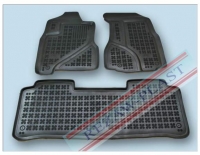 Rubber floor mats set Honda CRV (2002-2007), with edges