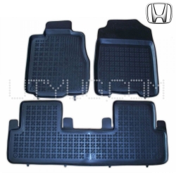 Rubber floor mats set Honda HRV (2015-2023), with edges  ― AUTOERA.LV