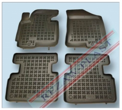 Rubber floor mat set Kia Sportage (2010-2016)/Hyundai ix35 (2010-2016) with edges ― AUTOERA.LV