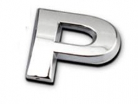 Sticker 3D - letter P