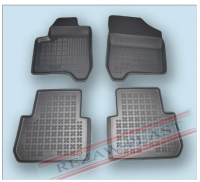 Rubber floor mat set Citroen C3 Picasso (2009-2016) with edges