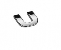 Sticker 3D - letter U ― AUTOERA.LV