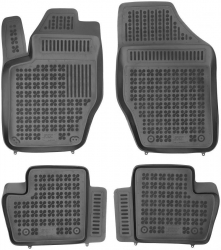 Rubber floor mat set  Citroen DS4 (2011-2018) with edges  ― AUTOERA.LV