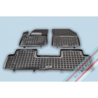 Rubber floor mats set for Peugeot 5008 (2016-2022), deep edges 