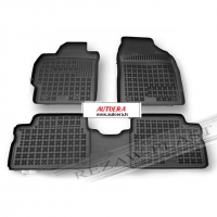 Rubber floor mat  set Toyota Auris (2007-2013)/Corolla (2007-2013) with edges