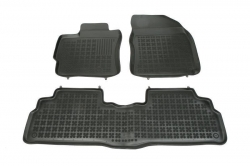 Rubber floor mat  set  Toyota Verso (2009-2016) with edges ― AUTOERA.LV