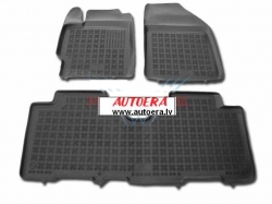 Rubber floor mat  set Toyota Verso S (2010-2018) with edges ― AUTOERA.LV