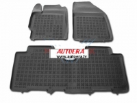 Rubber floor mat  set Toyota Verso S (2010-2018) with edges