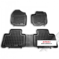 Rubber floor mat  set Toyota RAV4 (2013-2020) with edges