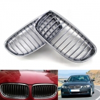 Front radiator grills BMW 3-serie E90/E91 (2005-2009), left+right