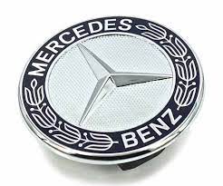 Передняя эмбелма на капот для Mercedes-Benz, 57мм (чёрная) ― AUTOERA.LV
