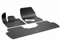 Gumijas salona paklāji priekš Citroen DS7 Crossback (2017-2025) ― AUTOERA.LV