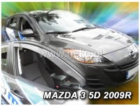 Front wind deflector set Mazda 3 (2009-2014)