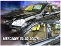 Front and rear wind deflector set  Mercedes-Benz GL x164 (2007-2012)