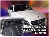Front and rear wind deflector set  Mercedes-Benz C-class W205 (2014-)
