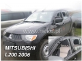 Front wind deflector set  Mitsubishi L200 (2006-2009)